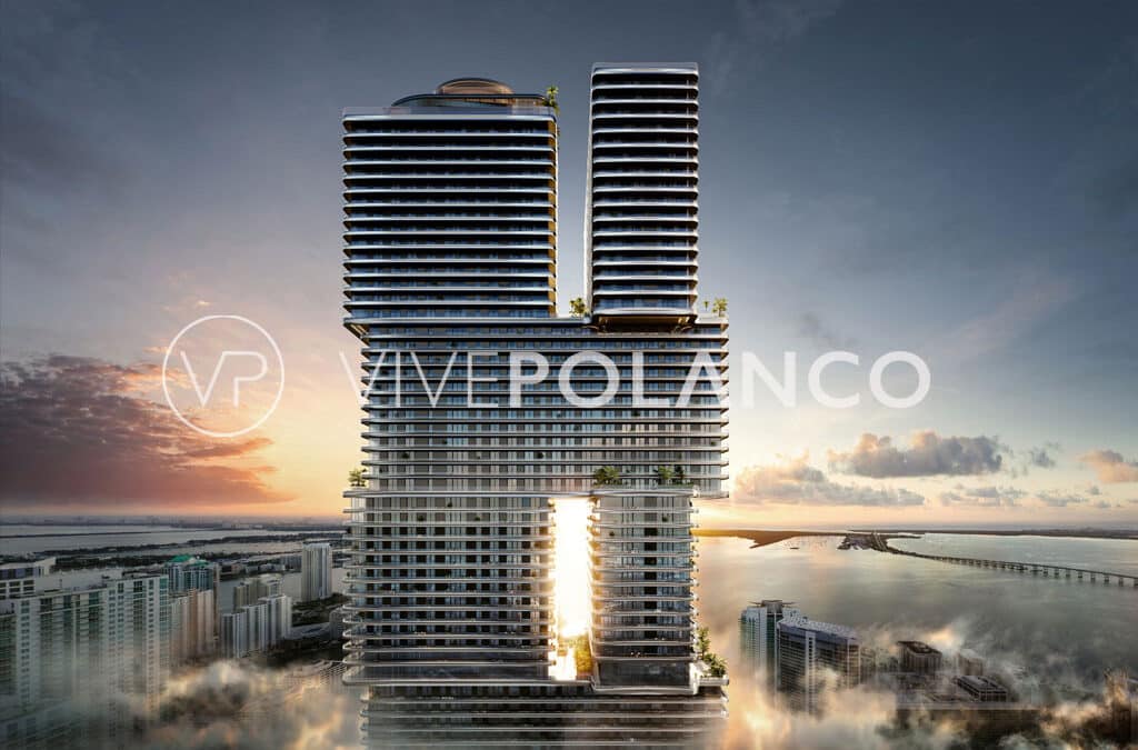 Diseño Innovador con Vistas al Mar: Residencias Mercedes-Benz Places Miami con Ventanas del Piso al Techo y Terrazas Profundas