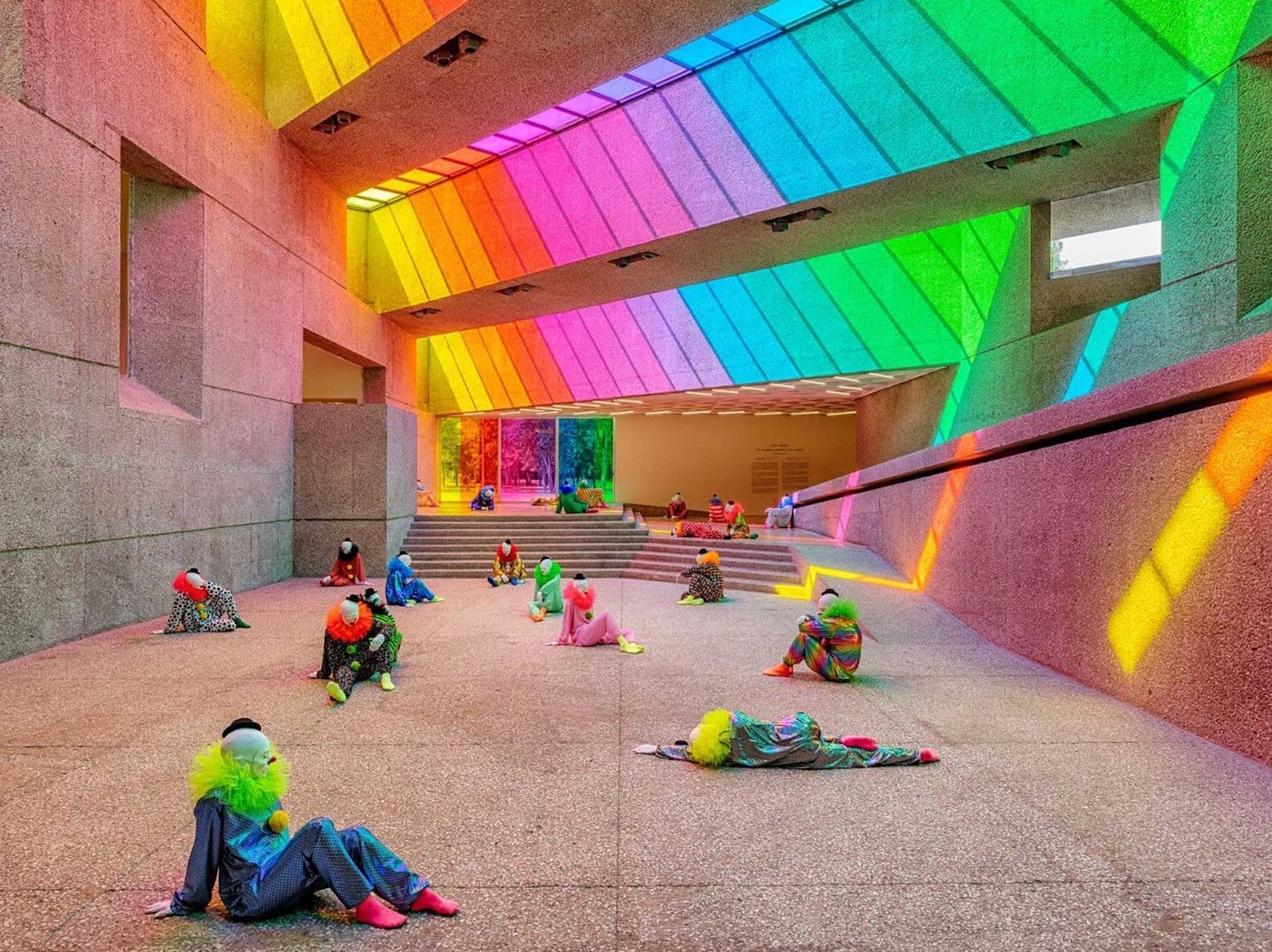 Espacio de exhibición del Museo Tamayo en el Bosque de Chapultepec