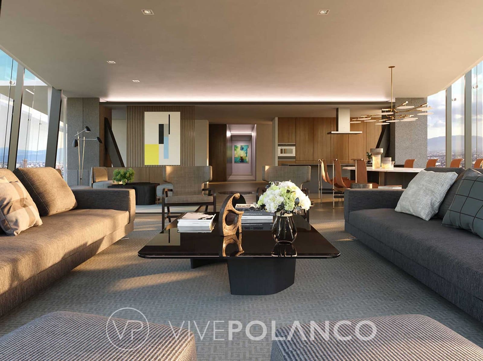 Sala de una residencia