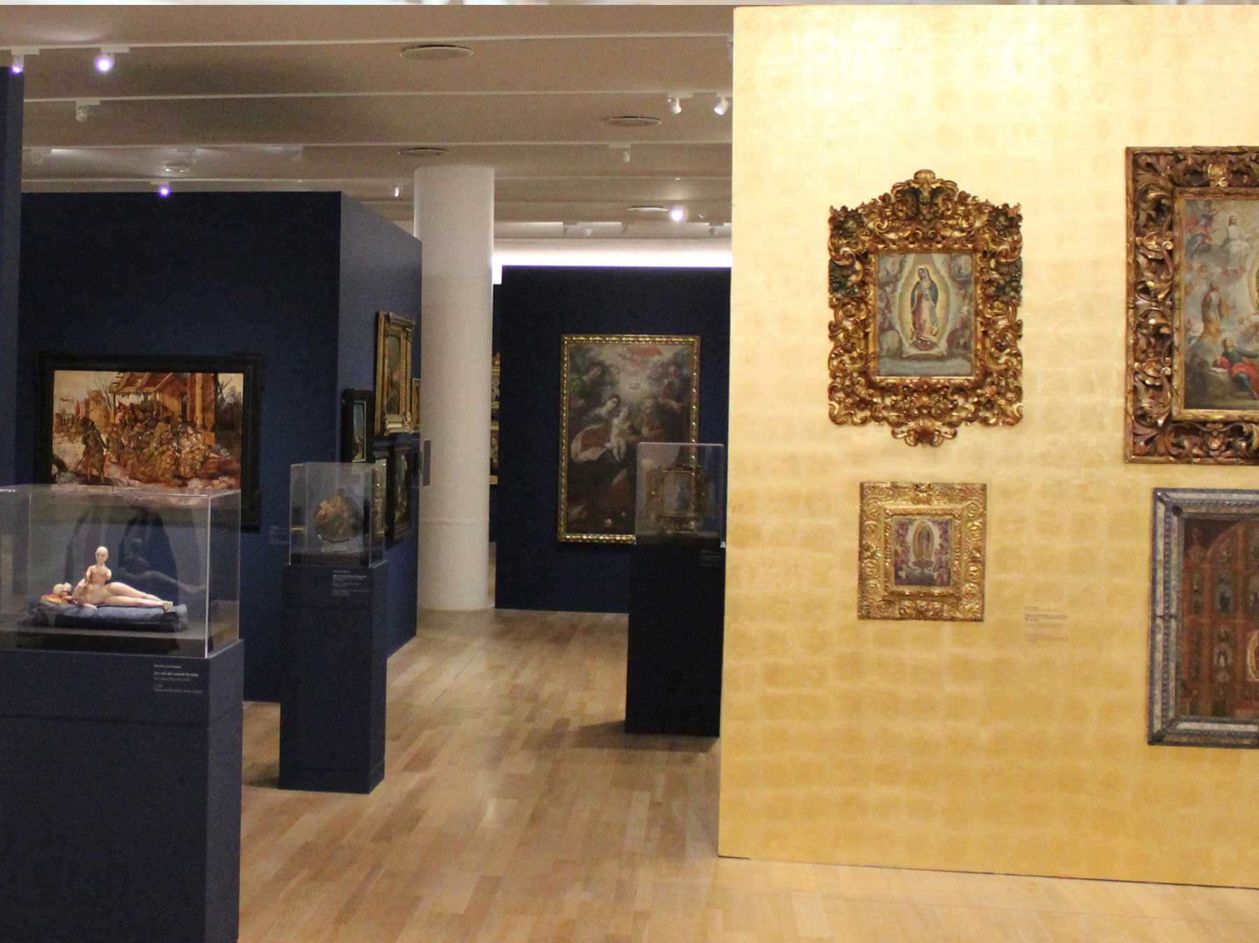 Galería de arte novohispano colonial en el Museo Soumaya, Plaza Carso