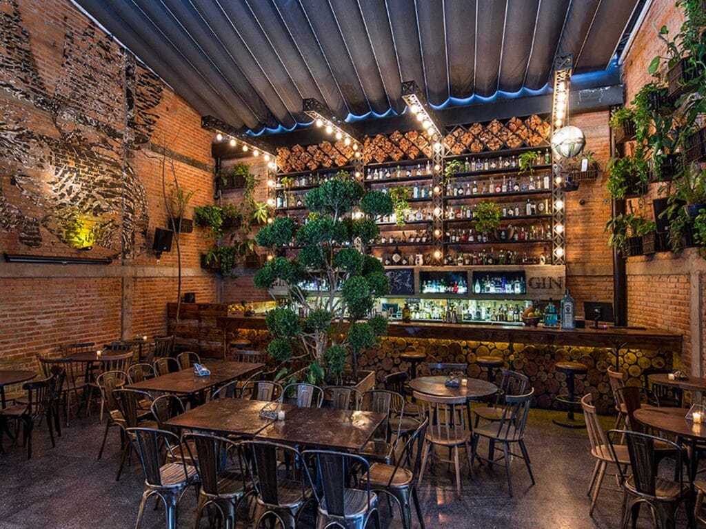 Gin Gin Polanco en Calderón de la Barca 72, bar especializado en gin a media cuadra del Parque Lincoln