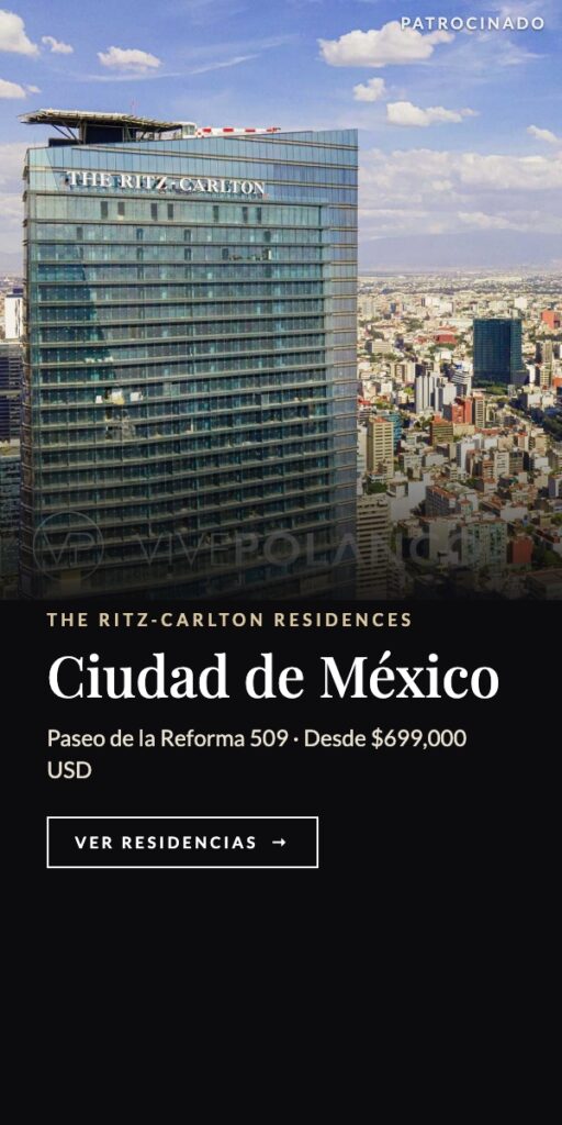 Anuncio vertical de The Ritz-Carlton Residences en VIVE Polanco