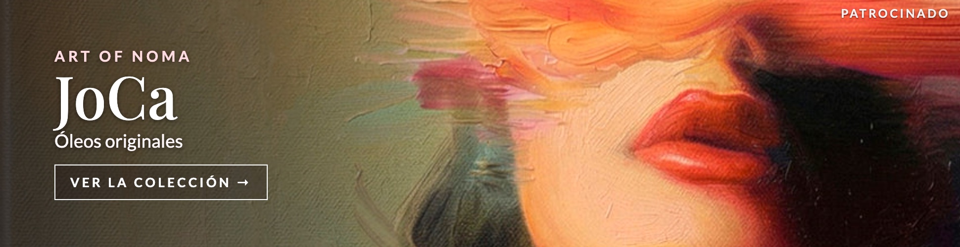 JoCa — detalle de The Dreamer (18), óleo original — Art of NOMA (anuncio patrocinado)