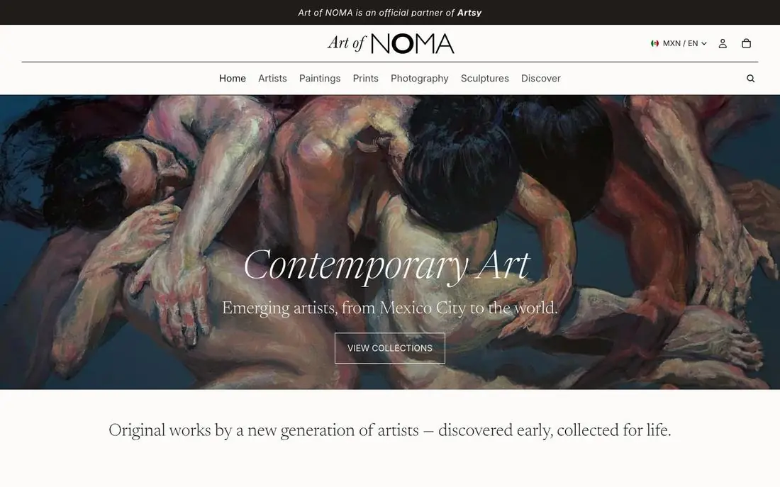 Sitio de Art of NOMA